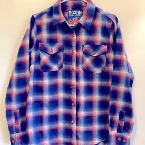Dixxon Flannel - Women’s Medium - Blue/Red/White
